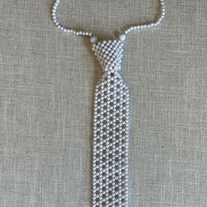 Beautiful Vintage Beaded Necktie- Cool & Retro- 1960-70’s